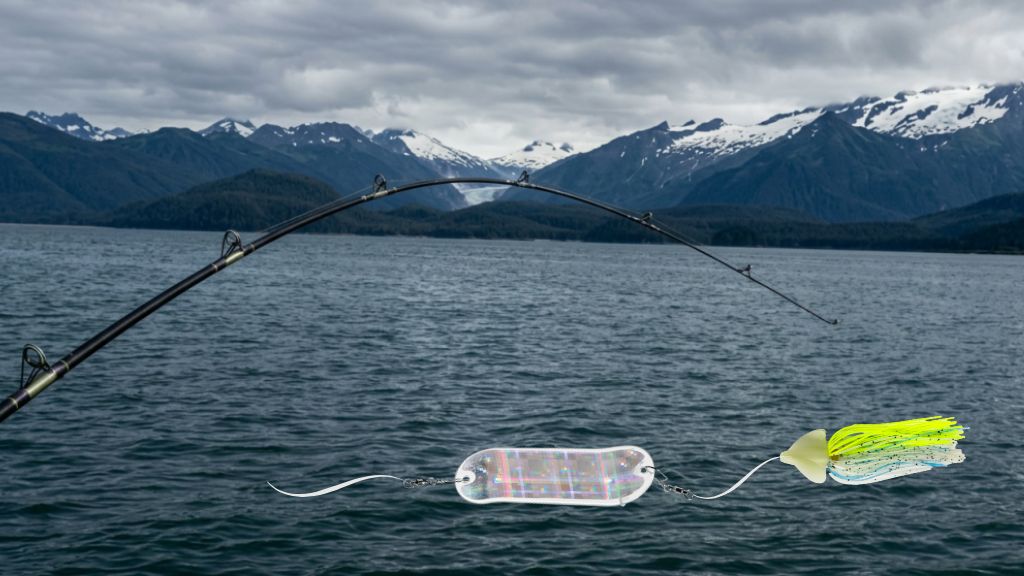 Alaska Salmon Fishing and short tide windows require Action + Scent to stay on the bite.